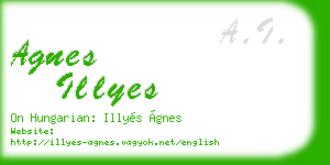 agnes illyes business card